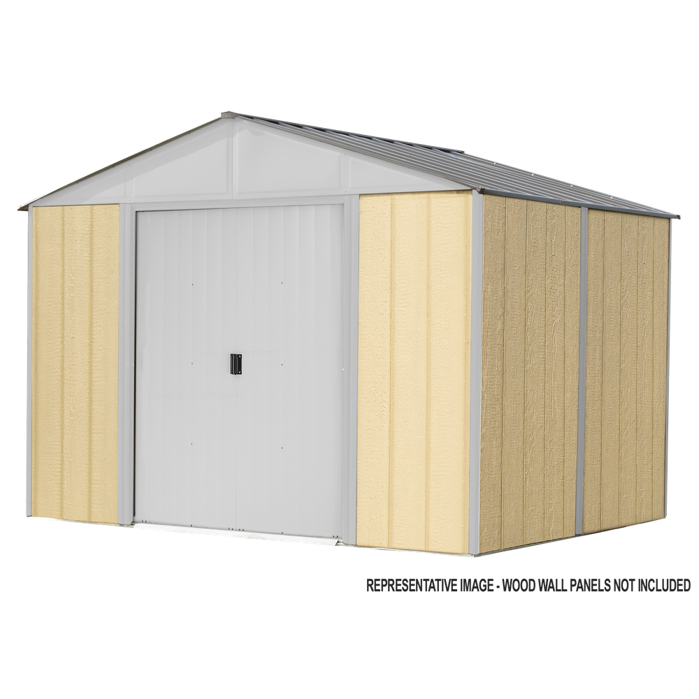 Arrow Ironwood Steel Hybrid Galvanized Shed Kit