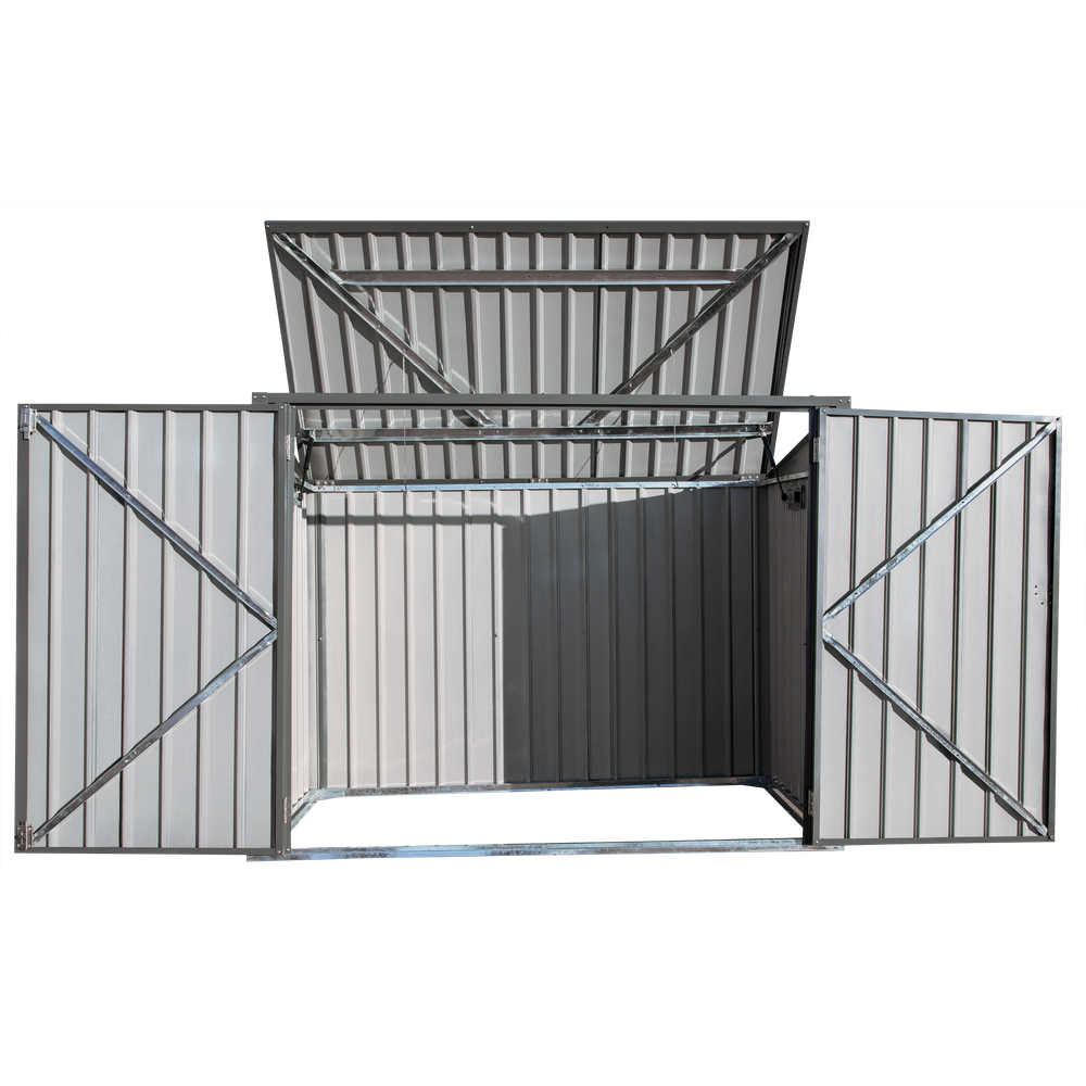 Arrow Storboss Horizontal Shed 6 x 3 Ft. In Charcoal