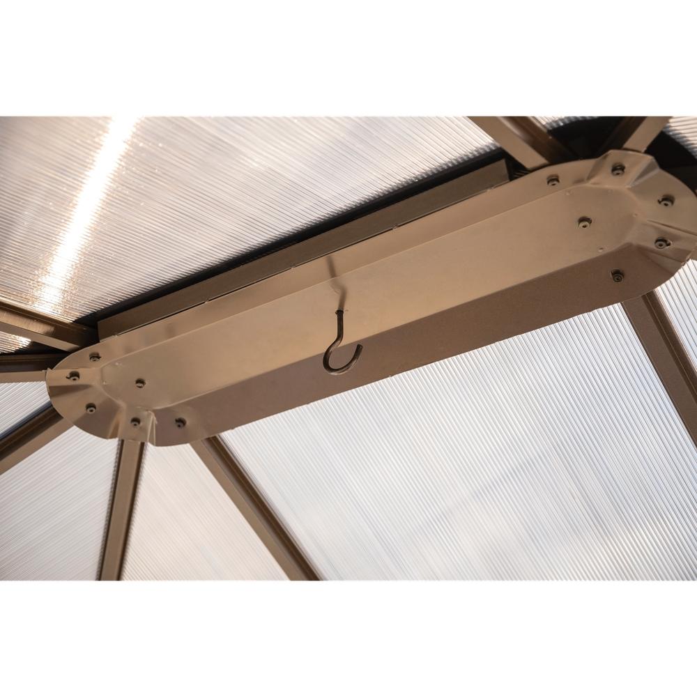 Shelterlogic Sycamore Gazebo With Polycarbonate Roof 10 x 12 Ft.